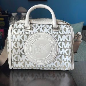 White Michael Kors purse